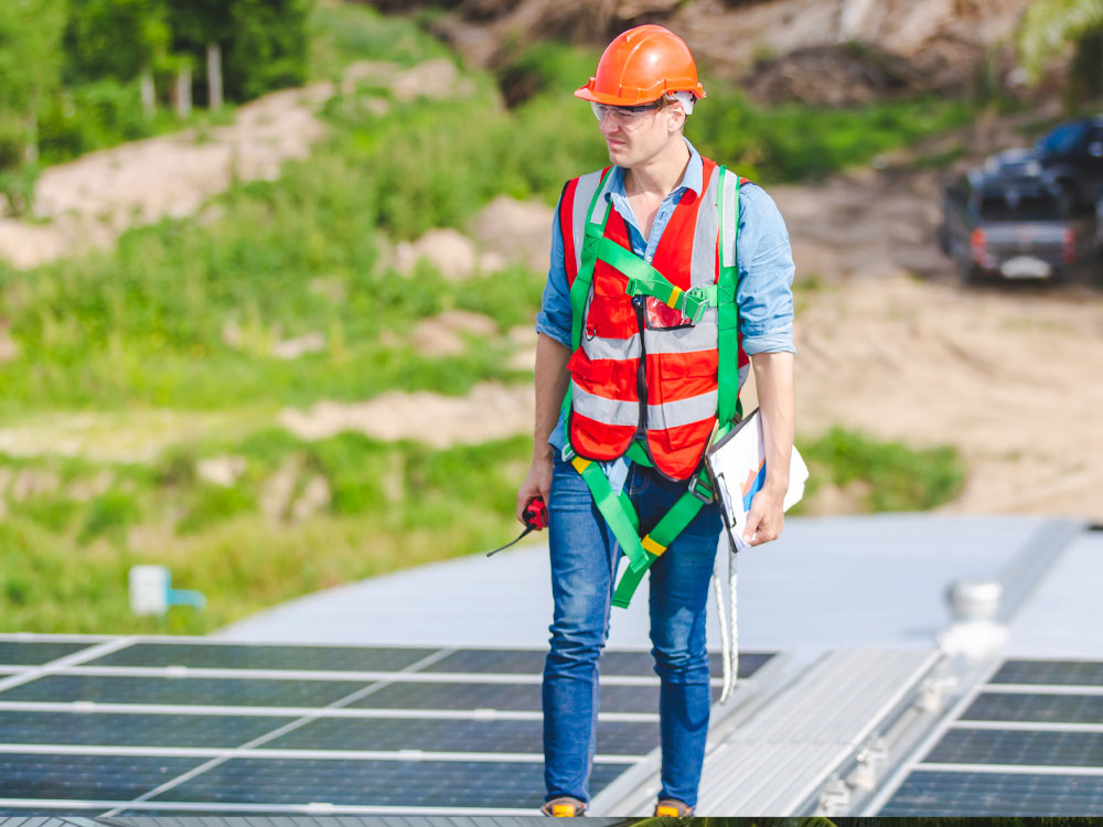 Bison solar installation Team